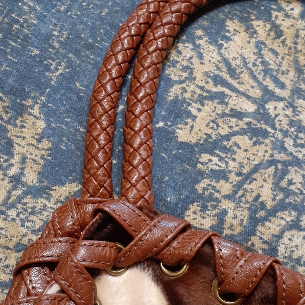 Faux Cow Large Handbag - Picture 3 of 8